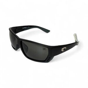 Costa Del Mar Sunglasses Tuna Alley Omnifit Matte Black Gray 580G Polarized